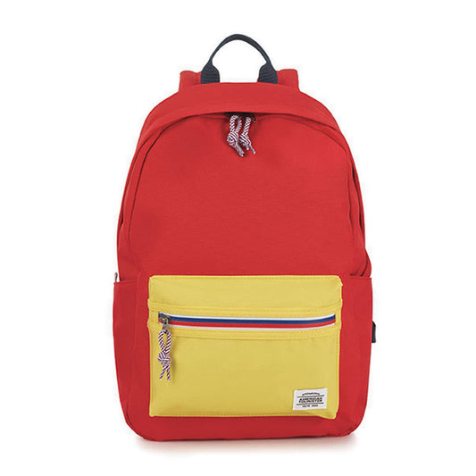 American Tourister CARTER BACKPACK 1 AS LAPTOP RED/YELLOW